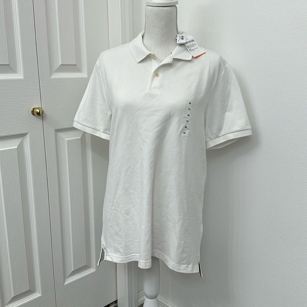 White School uniform polo size medium NWT
